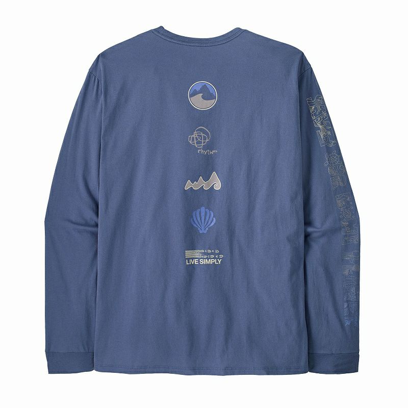 patagonia パタゴニア L/SロングウェイラウンドオーガニックT
