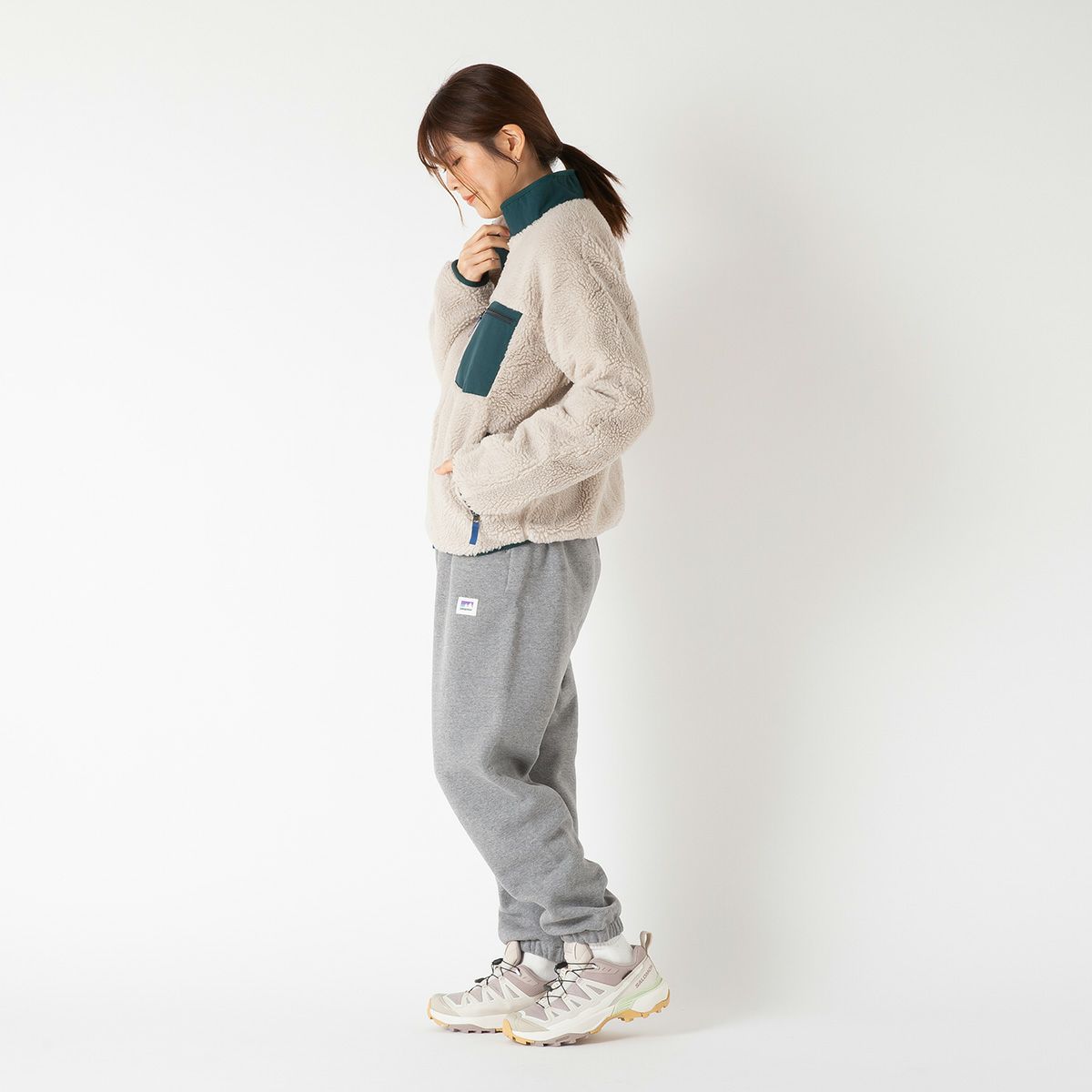 patagonia スウェット　トレーナー Sサイズ パタゴニア　2枚セット patagonia - パタゴニア スウェットトレーナー グレー&ブラック S