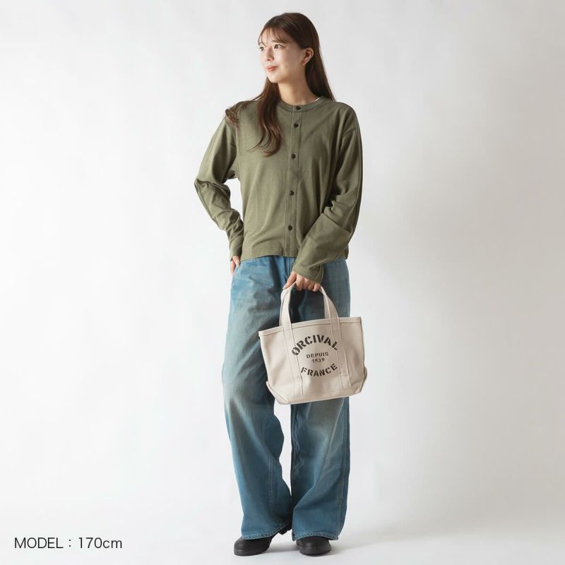 ORCIVAL オーシバル プリントトートバッグスモール No.4 ハンプ