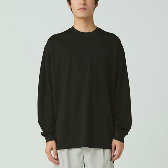 snow peak スノーピーク ハイブリッドウールメッシュL/S Tシャツ