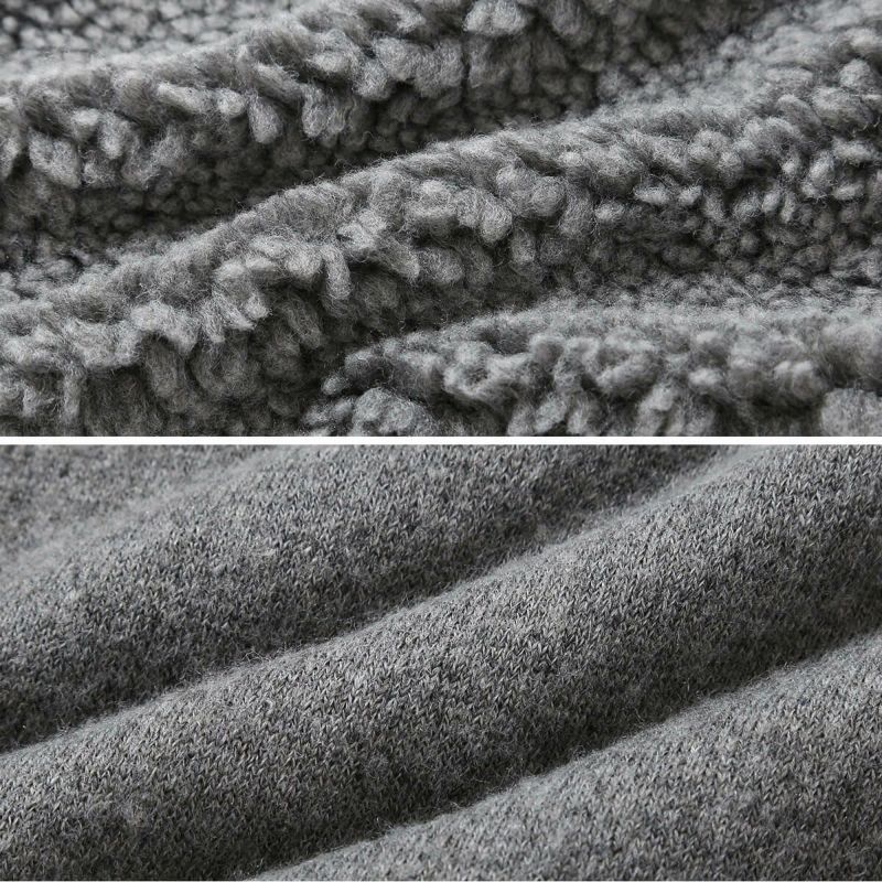 Gymphlex ジムフレックス ボアフーデッドショートベスト シープボア