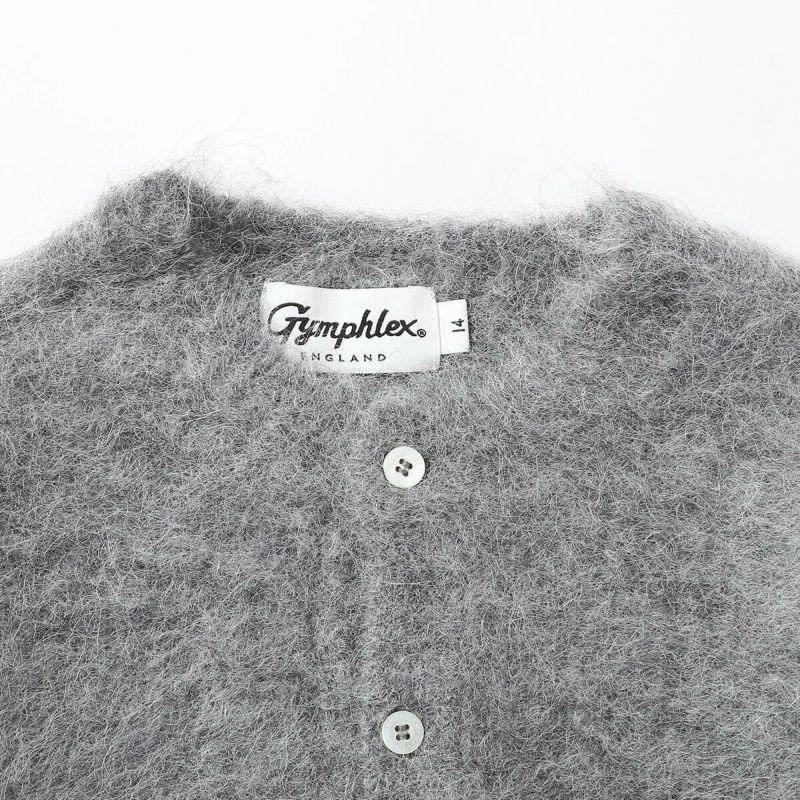 Gymphlex ジムフレックス クルーネックショートカーディガン