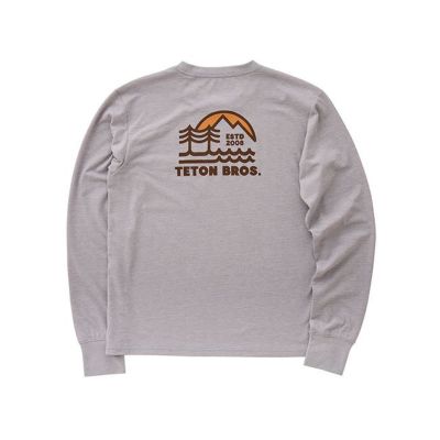 Teton Bros Tee ティートンブロス Teton Bros. ティートンブロス TBモノラインL/S Tee メンズ