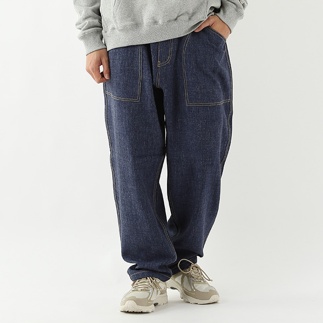 GRIP SWANY グリップスワニー デニムライクパンツルーズフィット