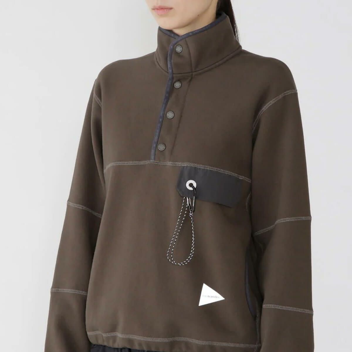 and wander アンドワンダー スウェットプルオーバー｜SUNDAY MOUNTAIN