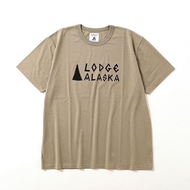 TACOMA FUJI RECORDS タコマフジレコード Lodge ALASKA LOGO SS Tee
