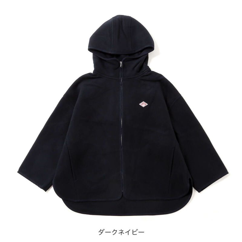 DANTON ダントン フーデッドブルゾン ウールメルトン【ウィメンズ