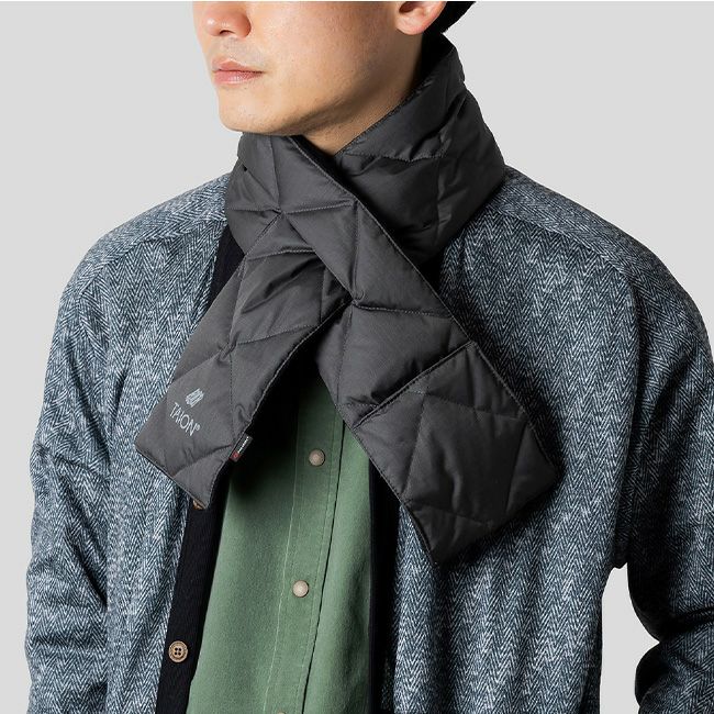 narifuri×TAION ナリフリ×タイオン リバーシブルダウンキルトマフラー