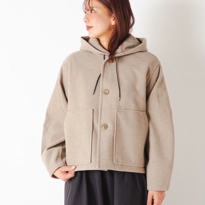 オーシバル　フード裏配色コットンブルゾン オーシバル フード裏配色コットンブルゾン オーシバル フード裏配色