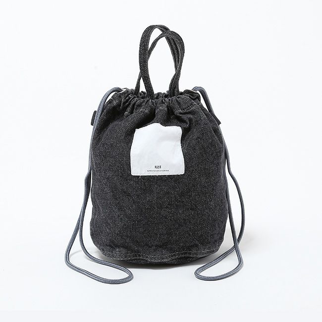 N.P.E NAPRON PATIENTS EFFECTS BAG エヌピーイーナプロンペイシェントエフェクトバッグ ブリーチドデニムペイシェントバッグ S