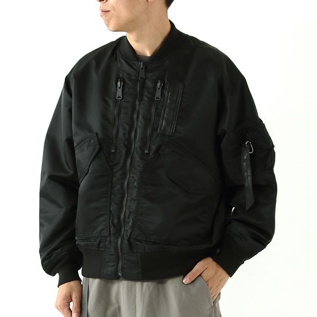 WM×ALPHA ホワイトマウンテニアリング×アルファ インダストリーズMA-1ジャケット