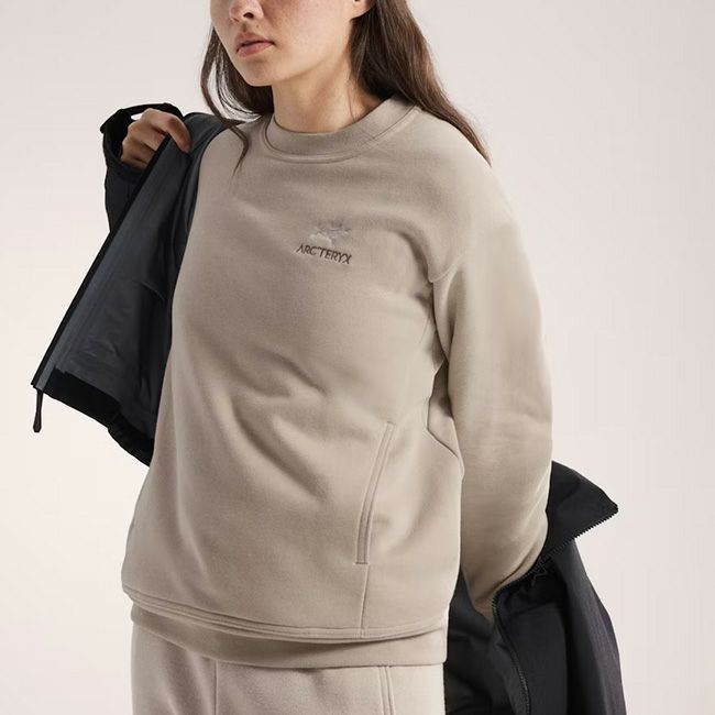 【★✴︎アークレ★✴︎】 ARC'TERYX アークテリクス エンブレムフリースクルー【ウィメンズ
