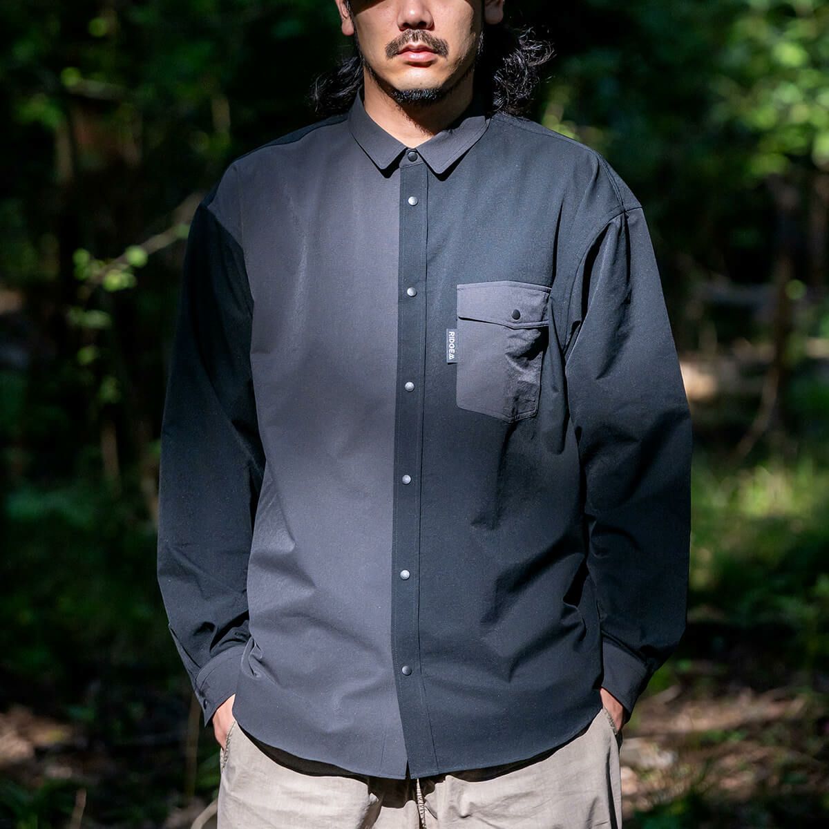 DVERG ドベルグ RIDGE MOUNTAIN GEAR Basic Long Sleeve Shirt for DVERG