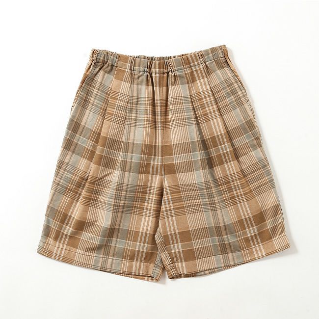 UNDYED アンダイド マドラスチェックショート