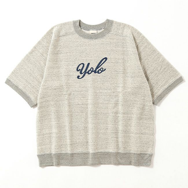 UNDYED アンダイド ウラケS/S EMBスウェット(YOLO)