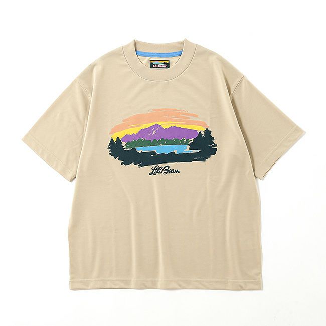 L.L.Bean JAPAN EDITION エルエルビーン ジャパン エディション カントンマウンテンレイクグラフィックTee メンズ