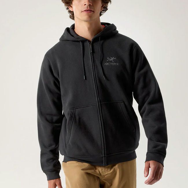 エンブレムフリースフルジップフーディARC'TERYX ブラックサファイア　S ARC'TERYX アークテリクス エンブレムフリースフルジップフーディ