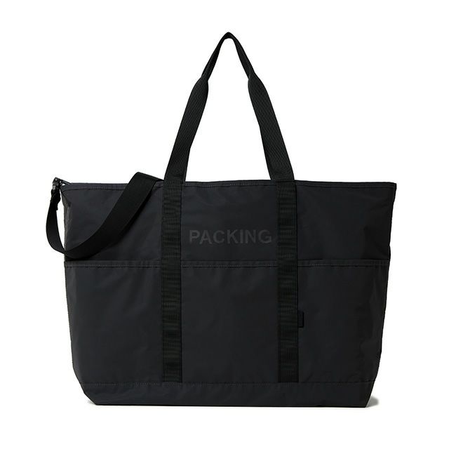 PACKING パッキング ブラックリフレクティブトート