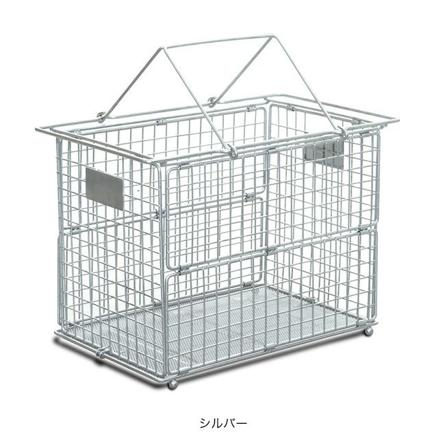 ANOBA アノバ フォールディングワイヤーバスケット M SUS Ver.｜SUNDAY