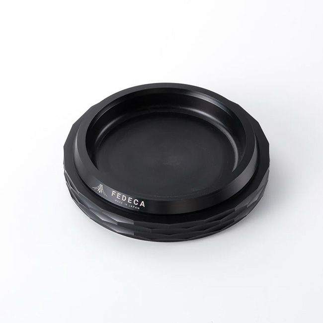 【新品未使用】FEDECA ダプルウオ一ルグラス とコ一スタ一兼蓋2点セット 新品未使用】FEDECA ダプルウオ一ルグラス とコ一スタ一兼蓋2点セット