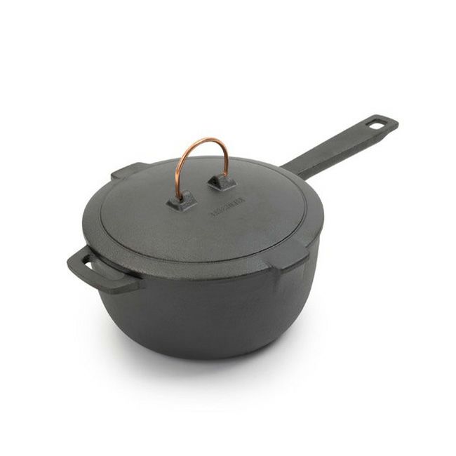 BAREBONES ベアボーンズ エナメルライン キャストアイアンソースパン