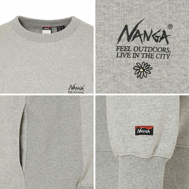 miitanページ NANGA ナンガ エコハイブリッドヴィンテージフラワースウェットシャツ