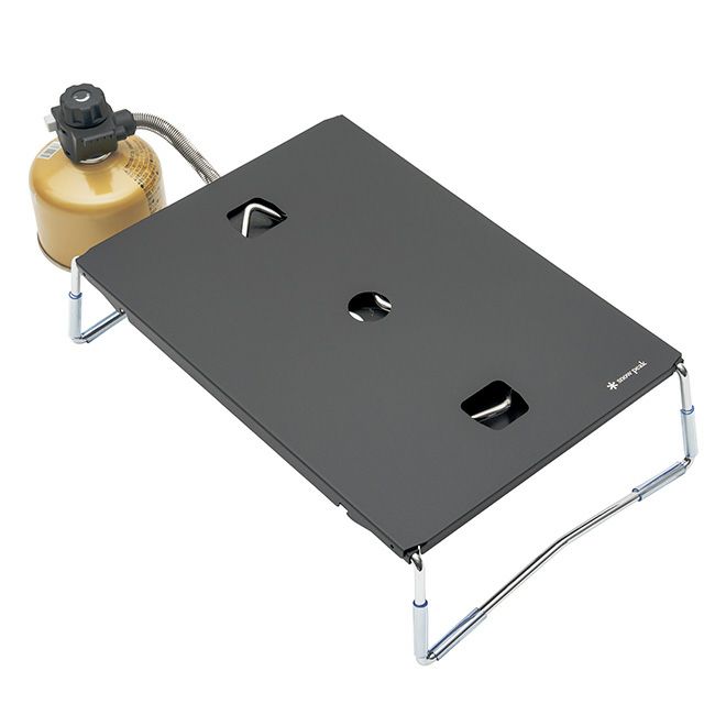 snow peak フラットバーナー専用リッドトレーブラック2枚セット 新品未