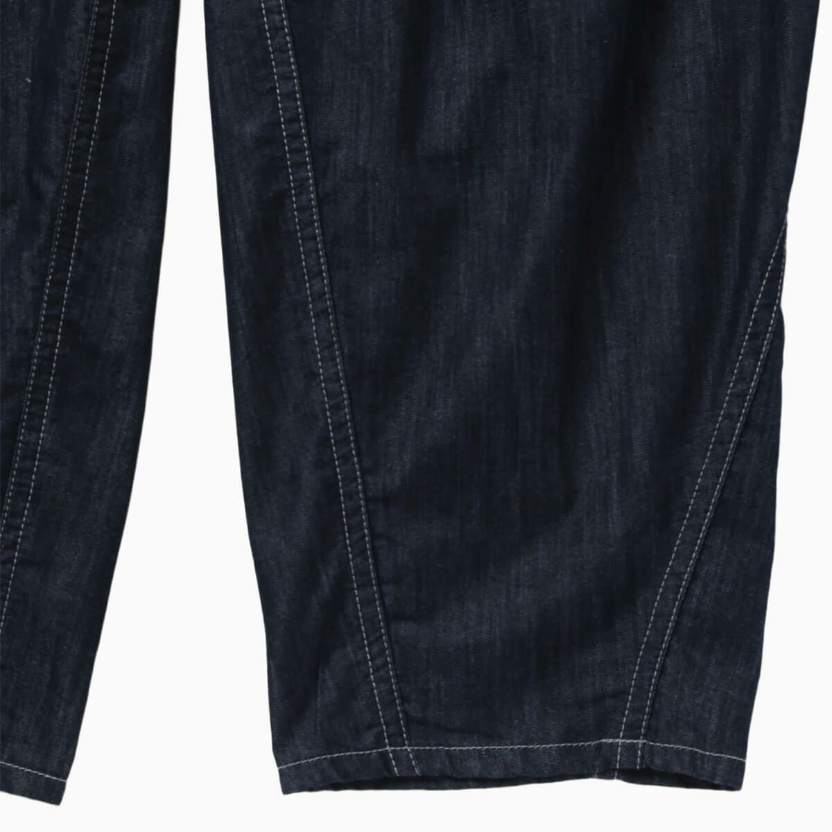 and wander アンドワンダー ドライイージーデニムワイドパンツ｜SUNDAY